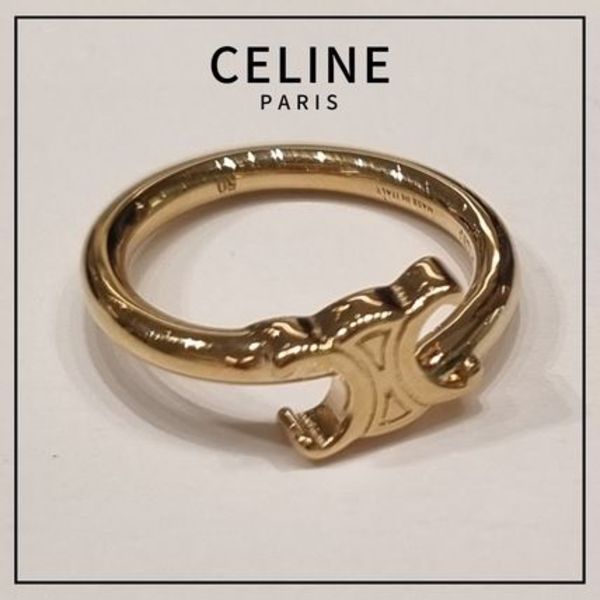 【国内発送】TRIOMPHE ASYMMETRIC RING IN BRASS
