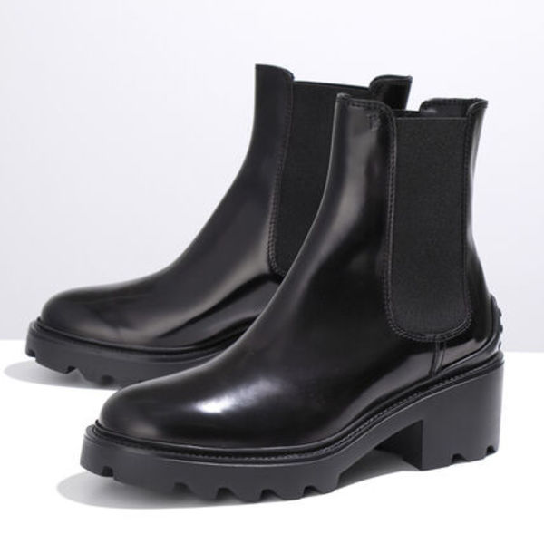 TODS ショートブーツ XXW08D0EA10AKT サイドゴア