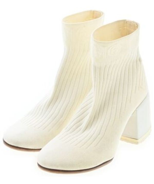 MM6 エムエムシックス ブーツ アイボリー 2122625N0020