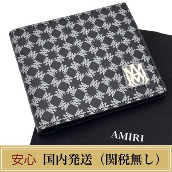 AMIRI MAロゴ 折りたたみ財布