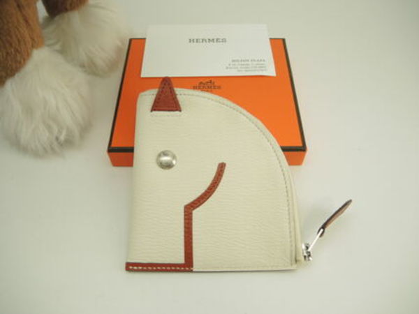 エルメス パドックウォレット シェーブル クレ茶 コインケース