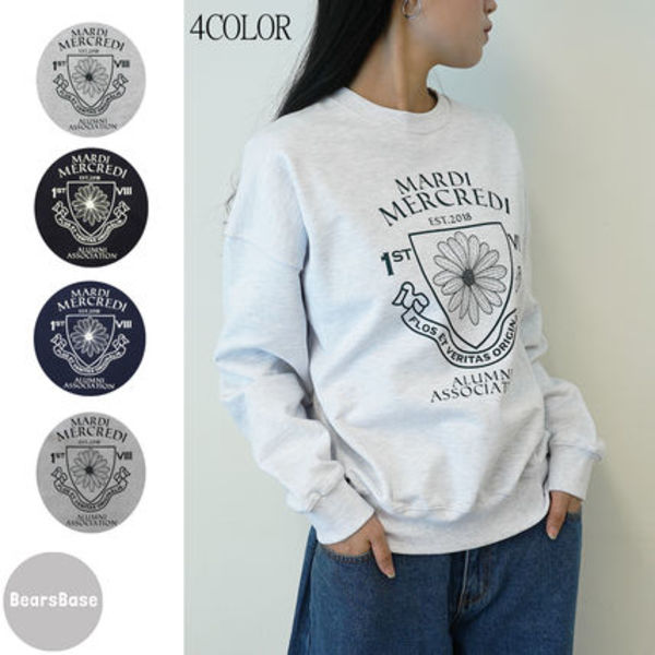 Mardi Mercredi  SWEATSHIRT ALUMNI EMBLEM BKS654