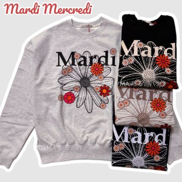 【Mardi Mercredi】SWEATSHIRT FLOWERMARDI BLOSSOM