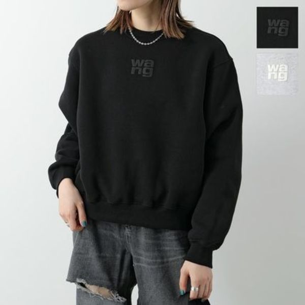 ALEXANDER WANG スウェットシャツ 4CC3221360 パフロゴ