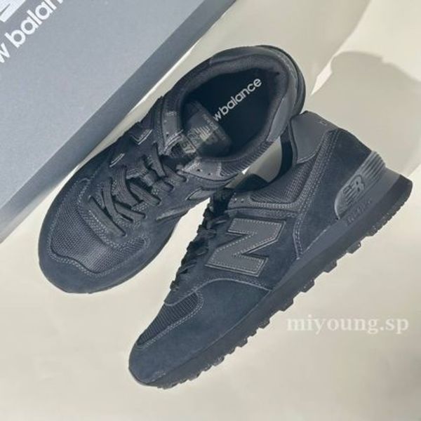 ★関税/送料込★ New Balance 574 Triple Black ML574EVE