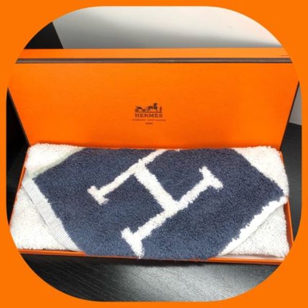 プレゼントに最適☆国内発送 HERMES ハンドタオル