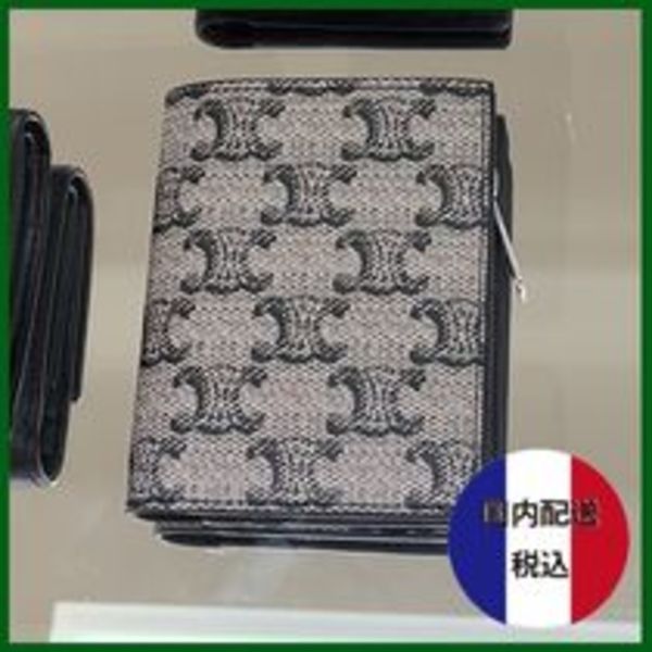CELINE★トリオンフキャンバスコンパクトウォレット★税・送料込