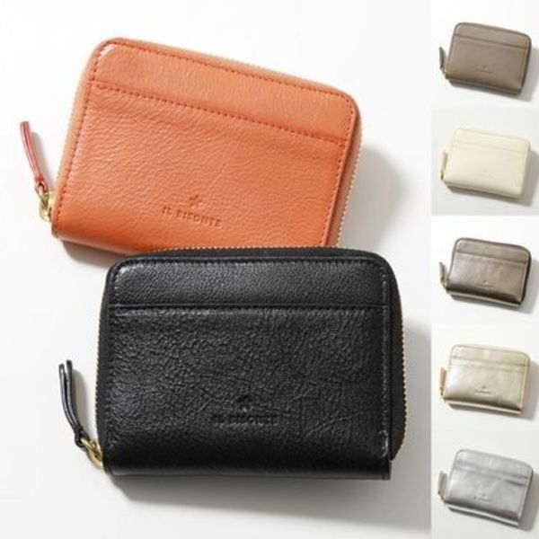 IL BISONTE 二つ折り財布 SZW057 小銭入れあり