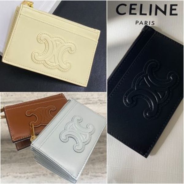 CELINE【入手困難】CUIR TRIOMPHE★コイン & カードポーチ★全色