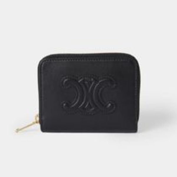 23SS【セリーヌ】コンパクト ジップウォレット カーフスキン