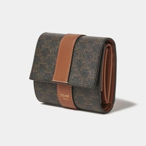 ★ CELINE ★ ロゴ付き折りたたみ財布【多色在庫】-199-