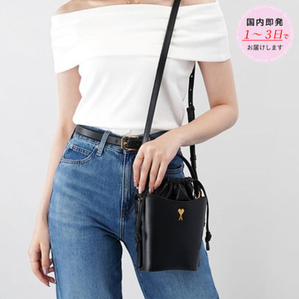 AMI PARIS ショルダーバッグ ミニ バケットバッグ ULL012.AL0104