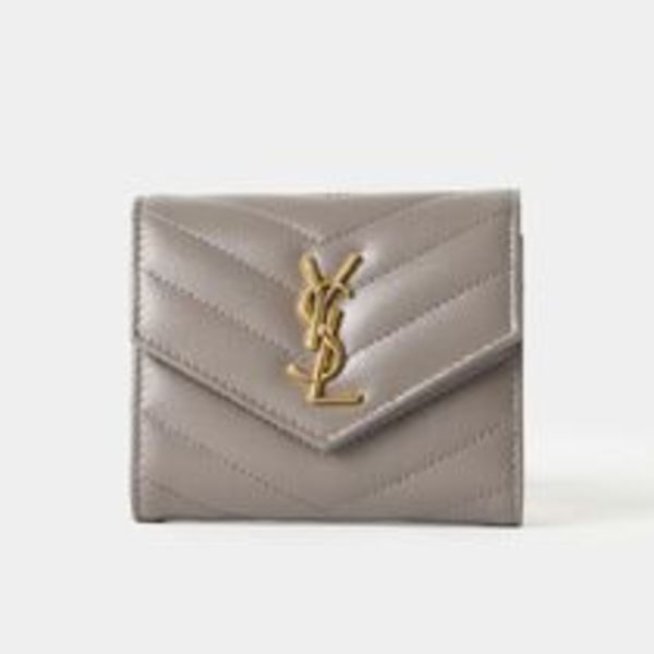 ★ SAINT LAURENT ★ ロゴ付き 折りたたみ財布【多色在庫】