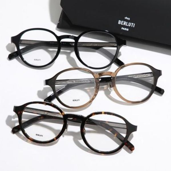 Berluti メガネ BL50001I BL50001U ボストン型