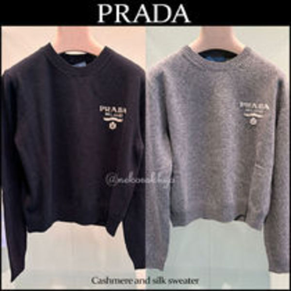 PRADA*Cashmere and silk カシミヤ&シルクセーター*送料込