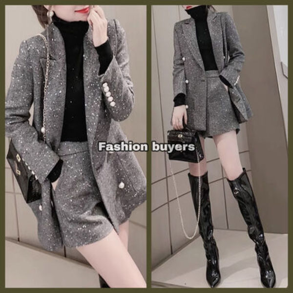 セットアップ 2ピース スーツ ウール ジャケット パンツ 上品