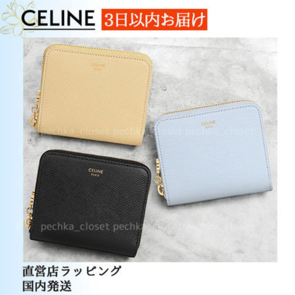 スピード配送◆送込【CELINE】スモール*ジップウォレット