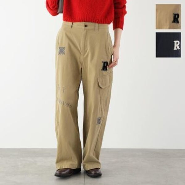 Eimee Law チノパン 84407L-2 レタリング ハイウエスト