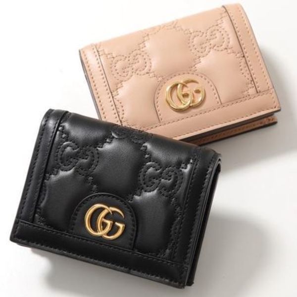 GUCCI 二つ折り財布 723786 UM8IG GGマトラッセ
