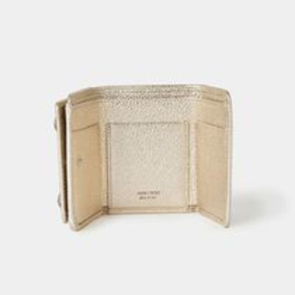 Jimmy Choo ジミーチュウ ミニ財布 3つ折り財布 小さめ財布 無地