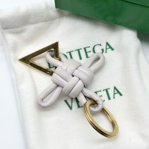 【新品未使用】BOTTEGA VENETA キーリング キーホルダー ピンク