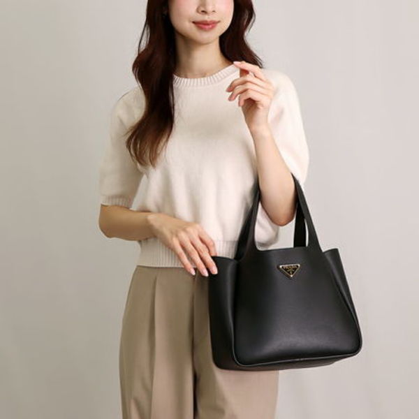 PRADA トートバッグ SOFT GRAIN 1BG335 2CYS 0VM