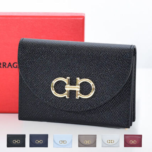 Salvatore Ferragamo カードケース ダブルガンチーニ  220332