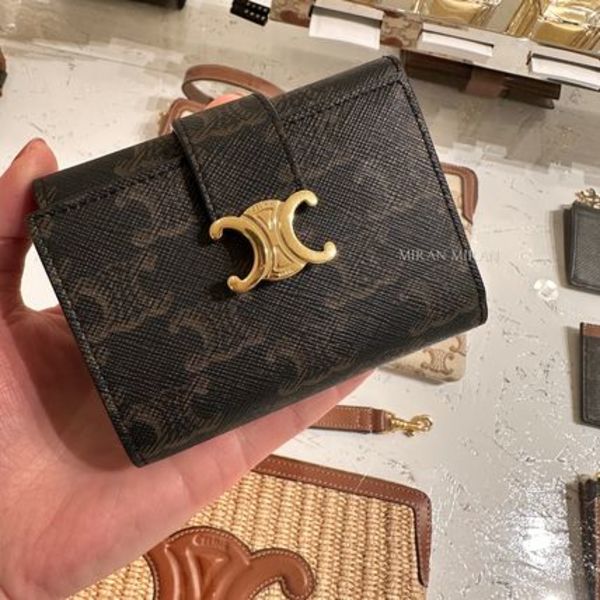 【CELINE】Fine StrapWallet ニノ / トリオンフキャンバス