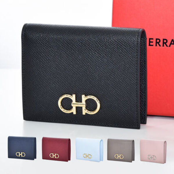 Salvatore Ferragamo 2つ折り財布 小銭入れ有り 220656 774984