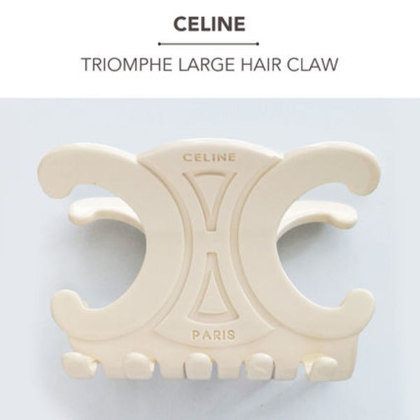 CELINE ラージ トリオンフ ヘアクリップ