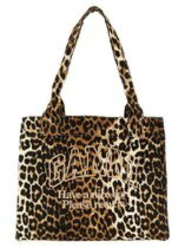 【大人気】Ganni レオパード柄 トートバッグ