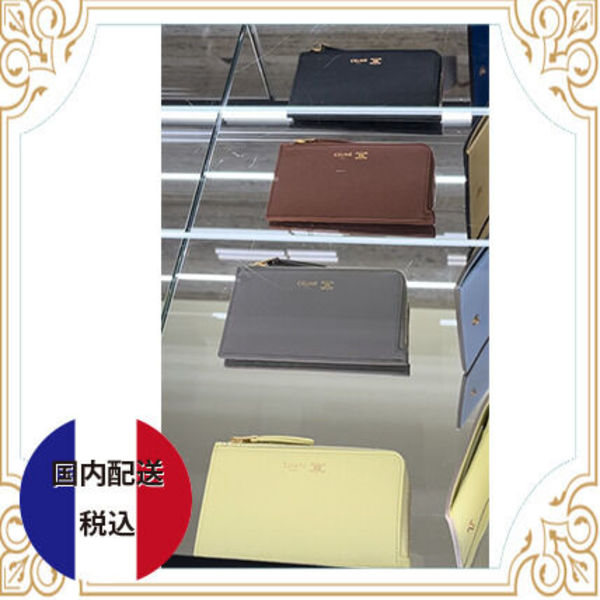 CELINE(セリーヌ)★ジップ付きロングカードホルダー★税・送料込