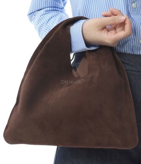 THE ROW| (Small Bindle Bag in Suede (W1682 L630 TBRU))