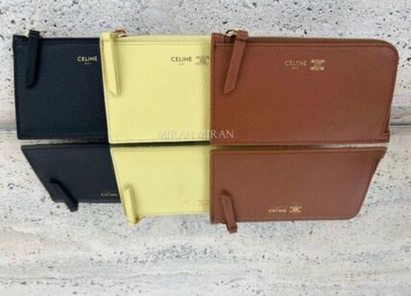 【CELINE】プレゼントにも最適♪ ロングジップドカードホルダー