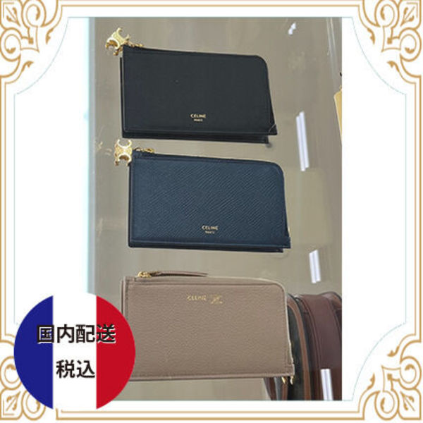 CELINE(セリーヌ)★ジップ付きロングカードホルダー★税・送料込