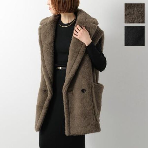 MAX MARA SFILATA テディベアジレ BORMIDA1234 ボルミーダ