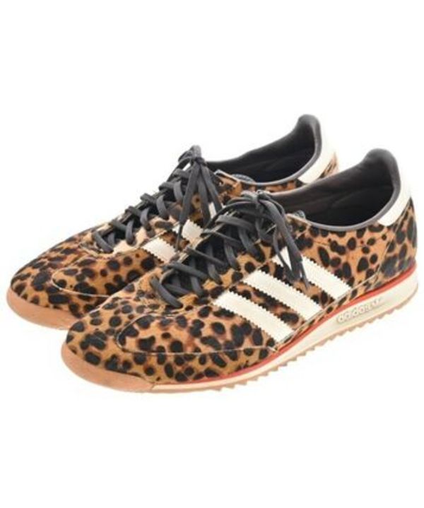 adidas アディダス スニーカー 茶系x黒(総柄) 3600525O0020