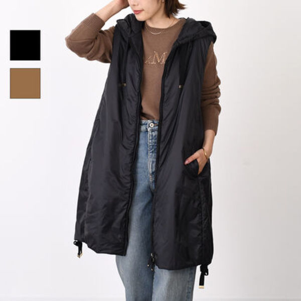 【国内即発】Max Mara The Cube GREENGI フーデット ジレ