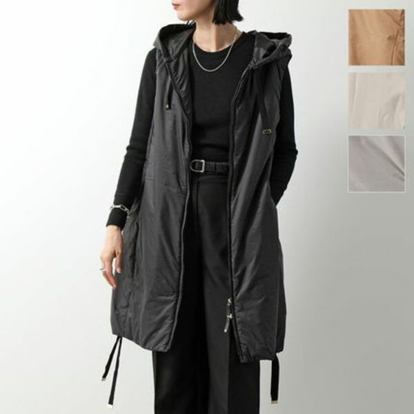 MAX MARA CUBE ベスト GREENGI ミディ丈 軽量