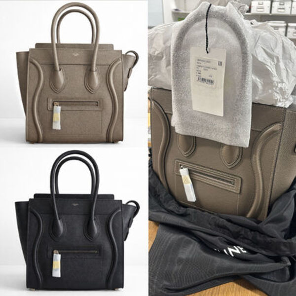 直営店買付 CELINE マイクロ ラゲージ ハンドバック