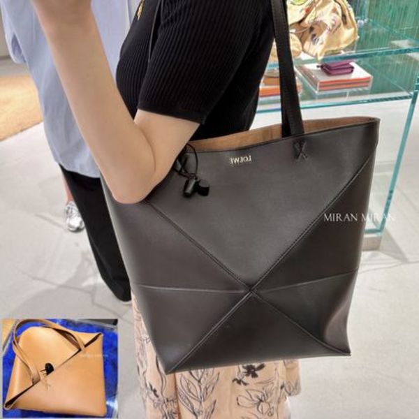 【LOEWE】カラバリあり♪ パズルフォルド トートバッグMedium
