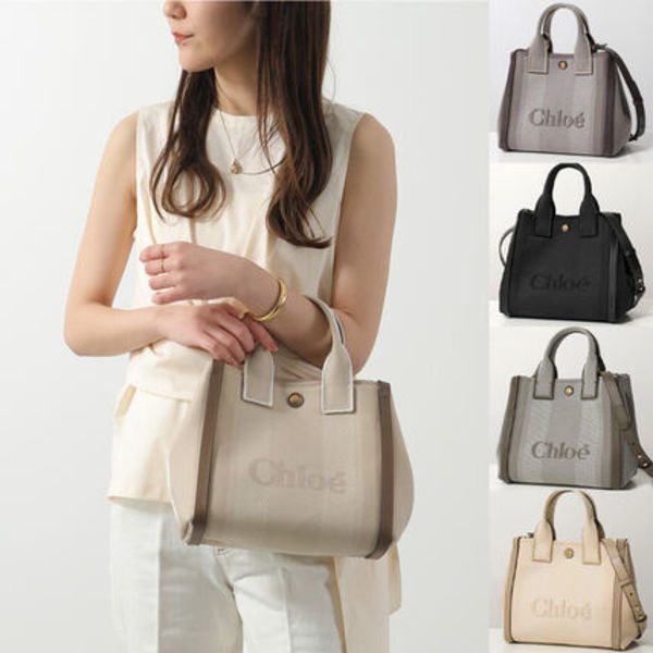 Chloe ショルダーバッグ CHC25SS911O65 SMALL キャンバス