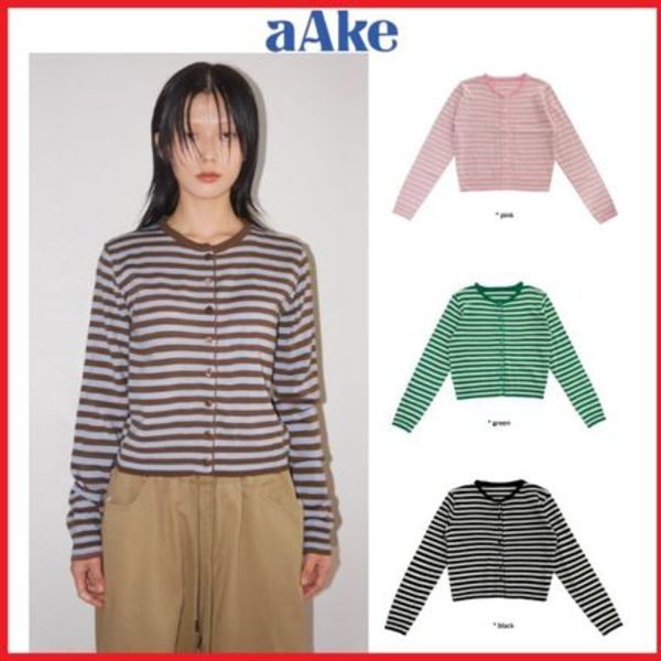 【AAKE】PLAY STRIPE CD カーディガン