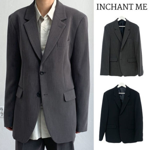 【INCHANT ME】Baker Single Overfit Blazer Jacket