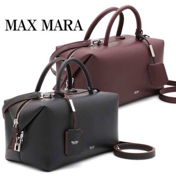 関送込【MAX MARA】HOLDALLM ダブル ハンドル バッグ