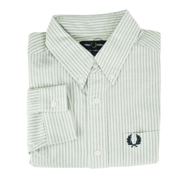【FP25FW108】FREDPERRY 長袖シャツ M1736 / OXFORD STRIPESHIRT