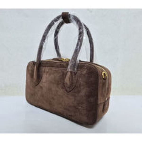 【DE MERIEL】Bowling Bag Medium Chestnut☆韓国☆24AW☆バッグ