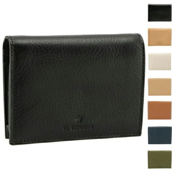 IL BISONTE 財布 二つ折り ミニウォレット カードケース