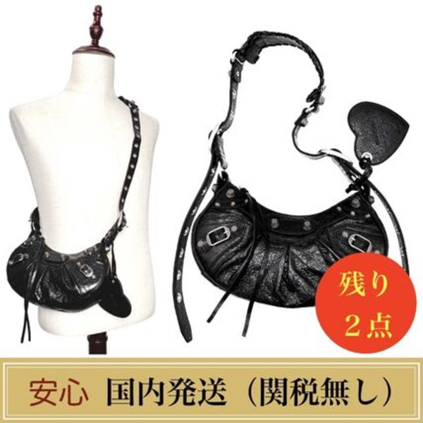 BALENCIAGA  Le Cagole カゴール XS レザーショルダーバッグ