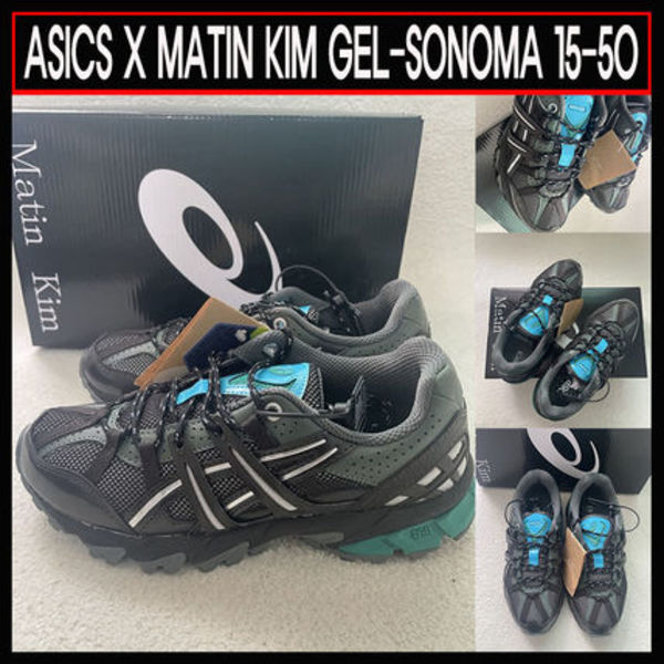 人気☆ASICS X MATIN KIM☆ GEL-SONOMA 15-50 BLACK PURE SILVER